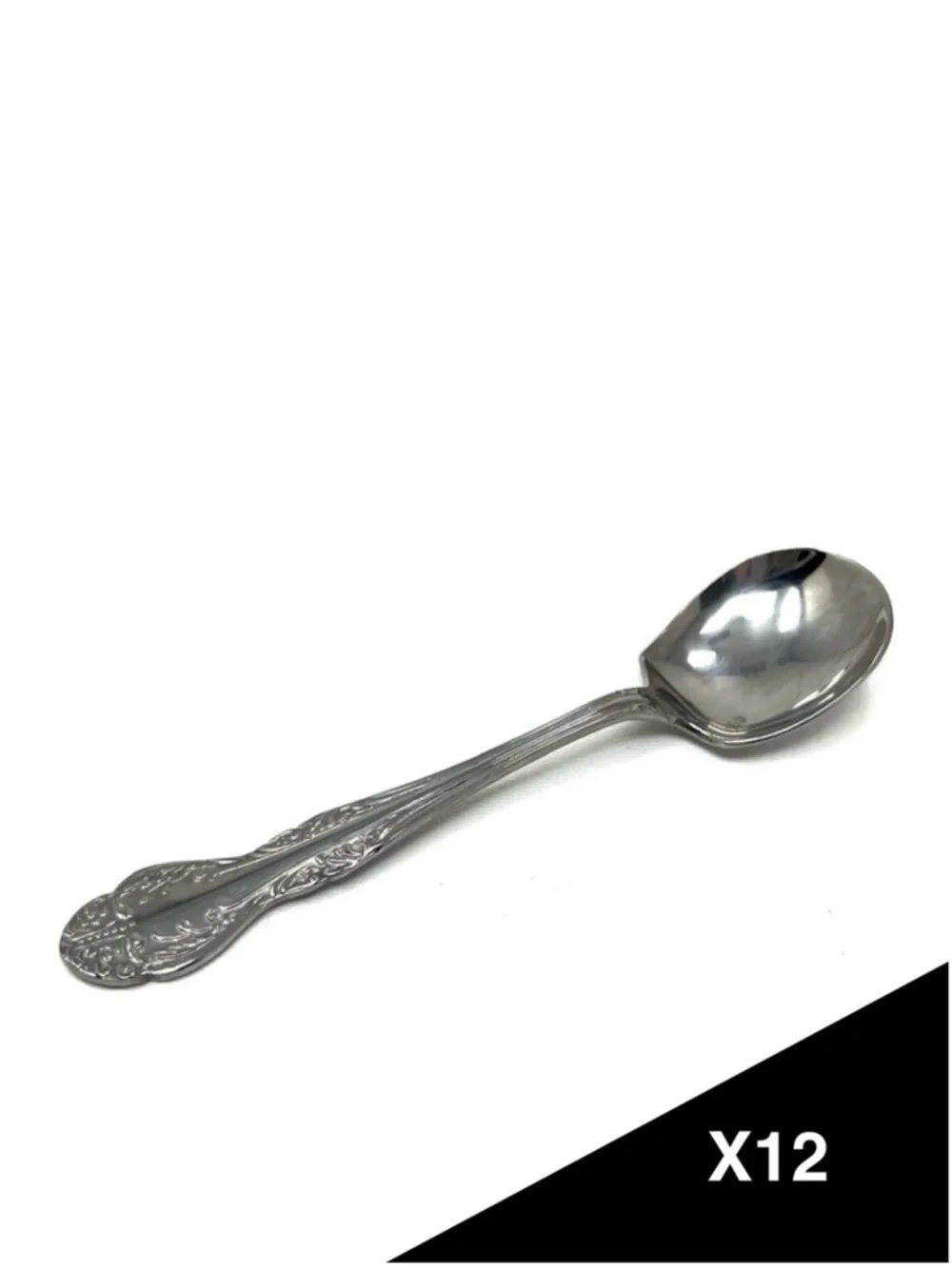 Vintage CAPCO Stainless Steel Set of 12 Dessert Spoons made in Japan CAPCO Vtg